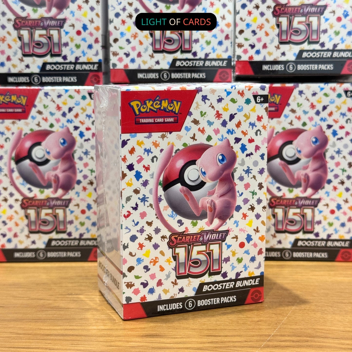 [Booster Box] Pokemon TCG - 151 Booster Bundle - Sealed Box - 6 packs