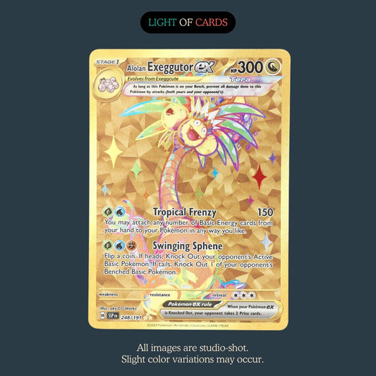 Pokémon TCG - Alolan Exegguto ex - 248/191 - Hyper Rare - Surging Sparks - Holo