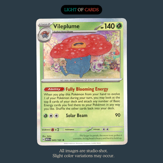 Pokémon TCG -  Vileplume - 045/165 - Rare - Holo -  SV151