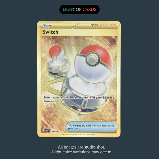 Pokémon TCG -  Switch - 206/165 - Hyper Rare - Holo -  SV151