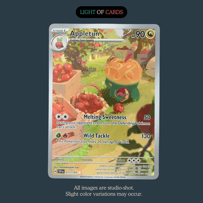 Pokémon TCG - Appletun - 211/191 - Illustration Rare - Surging Sparks - Full Art