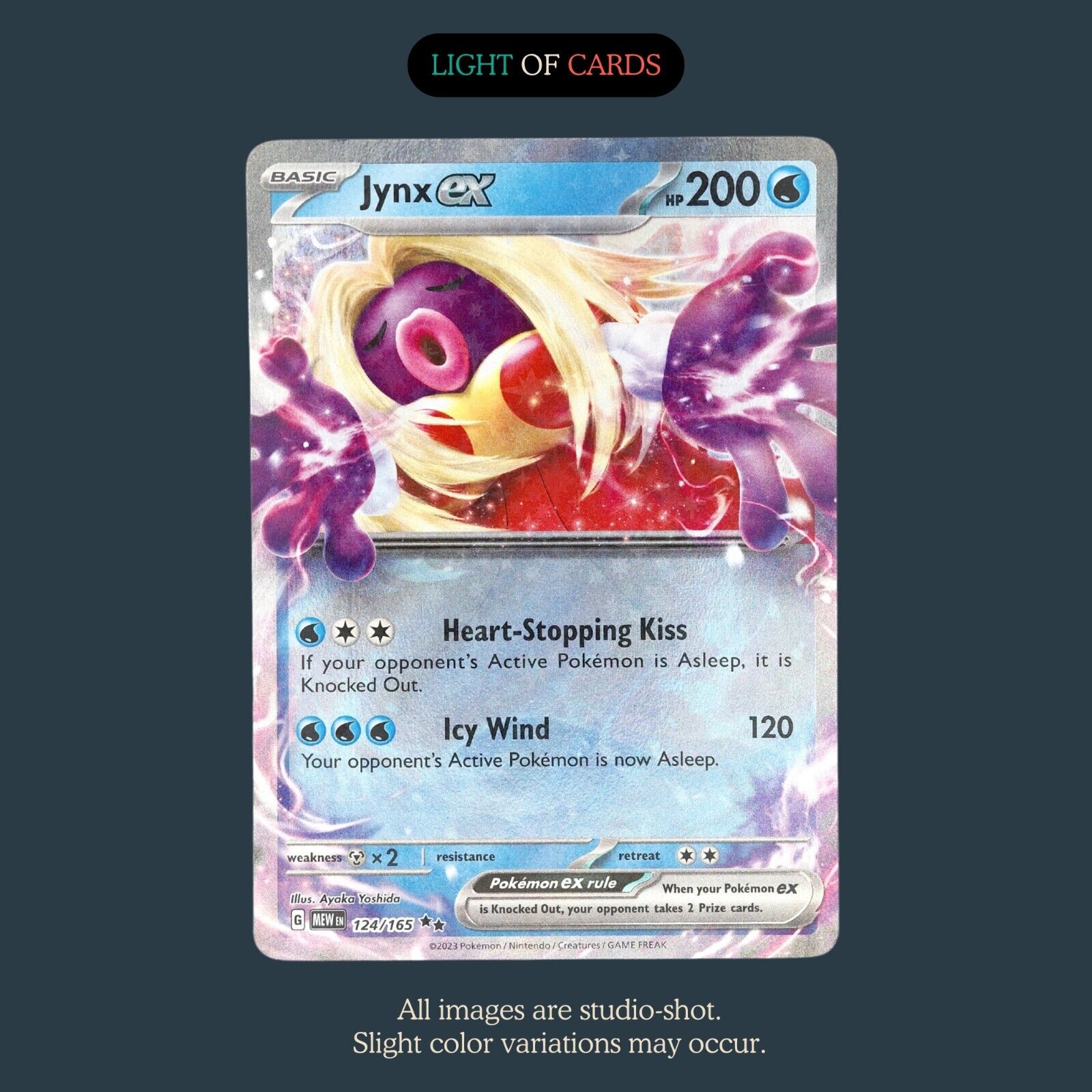 Pokémon TCG - Jynx ex - 124/165 - Double Rare - Holo - SV151