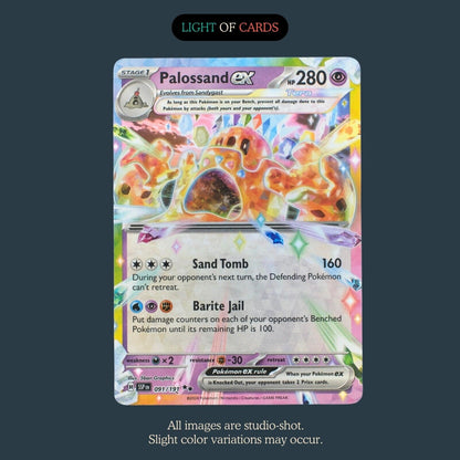 Pokémon TCG - Palossand ex - 091/191 - Double Rare - Surging Sparks