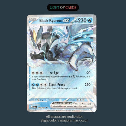 Pokémon TCG - Black Kyurem ex - 048/191 - Double Rare - Surging Sparks - Holo