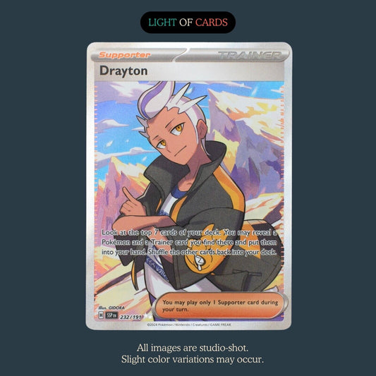 Pokémon TCG - Drayton - 232/191 - Ultra Rare - Surging Sparks - Full Art