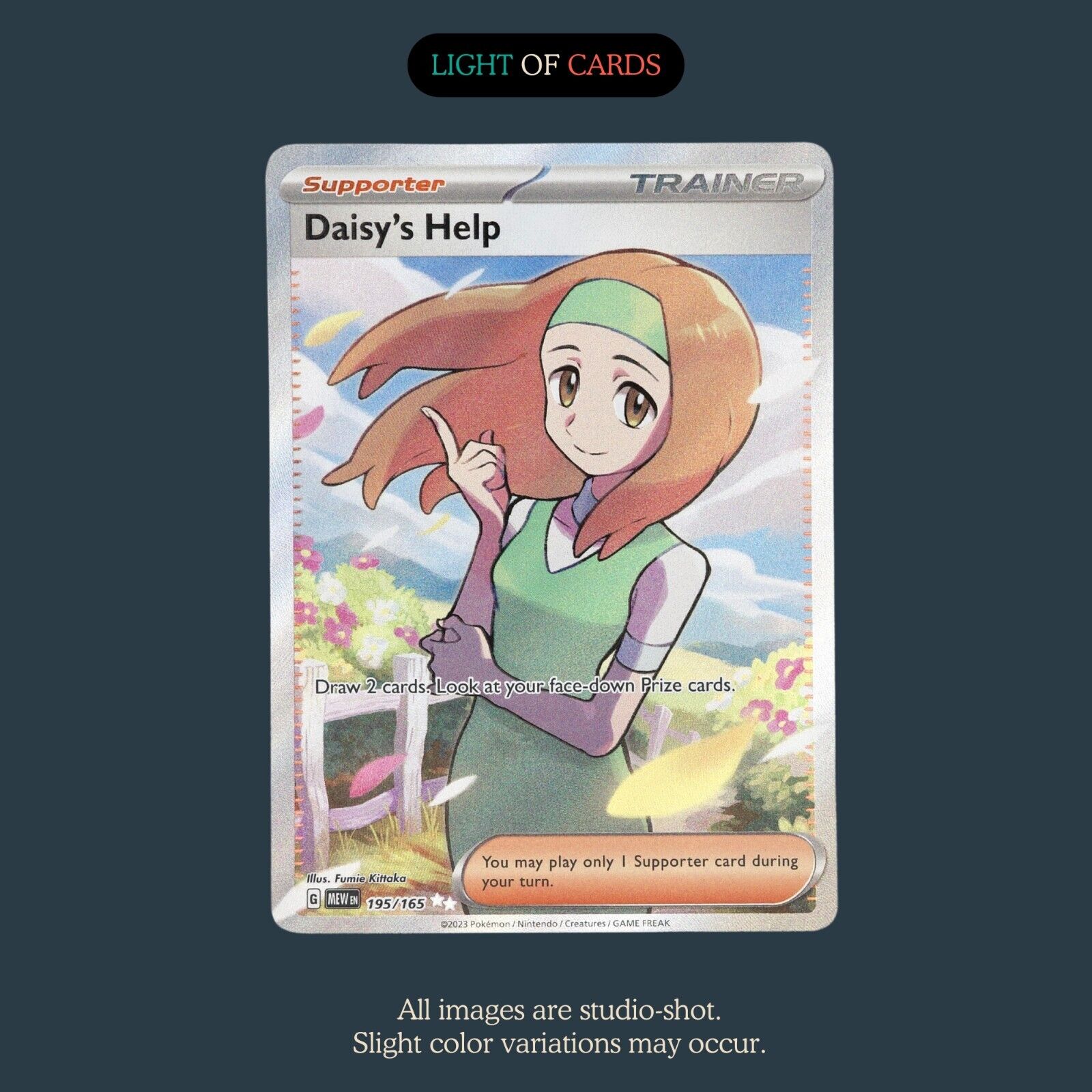 Pokémon TCG - Daisy's Help - 195/165 - Ultra Rare - Full Art - SV151