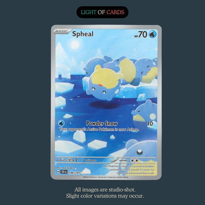 Pokémon TCG - Spheal - 199/191 - Illustration Rare - Surging Sparks - Full Art