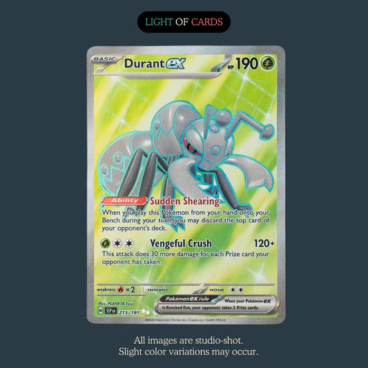 Pokémon TCG - Durant ex - 215/191 - Ultra Rare - Surging Sparks - Full Art