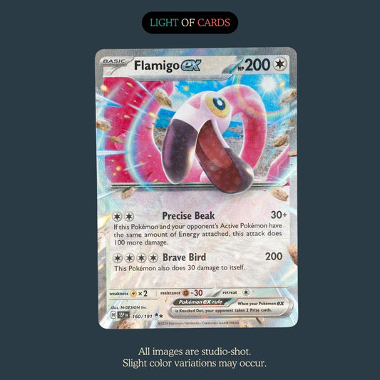 Pokémon TCG - Flamigo ex - 160/191 - Double Rare - Surging Sparks - NM/M