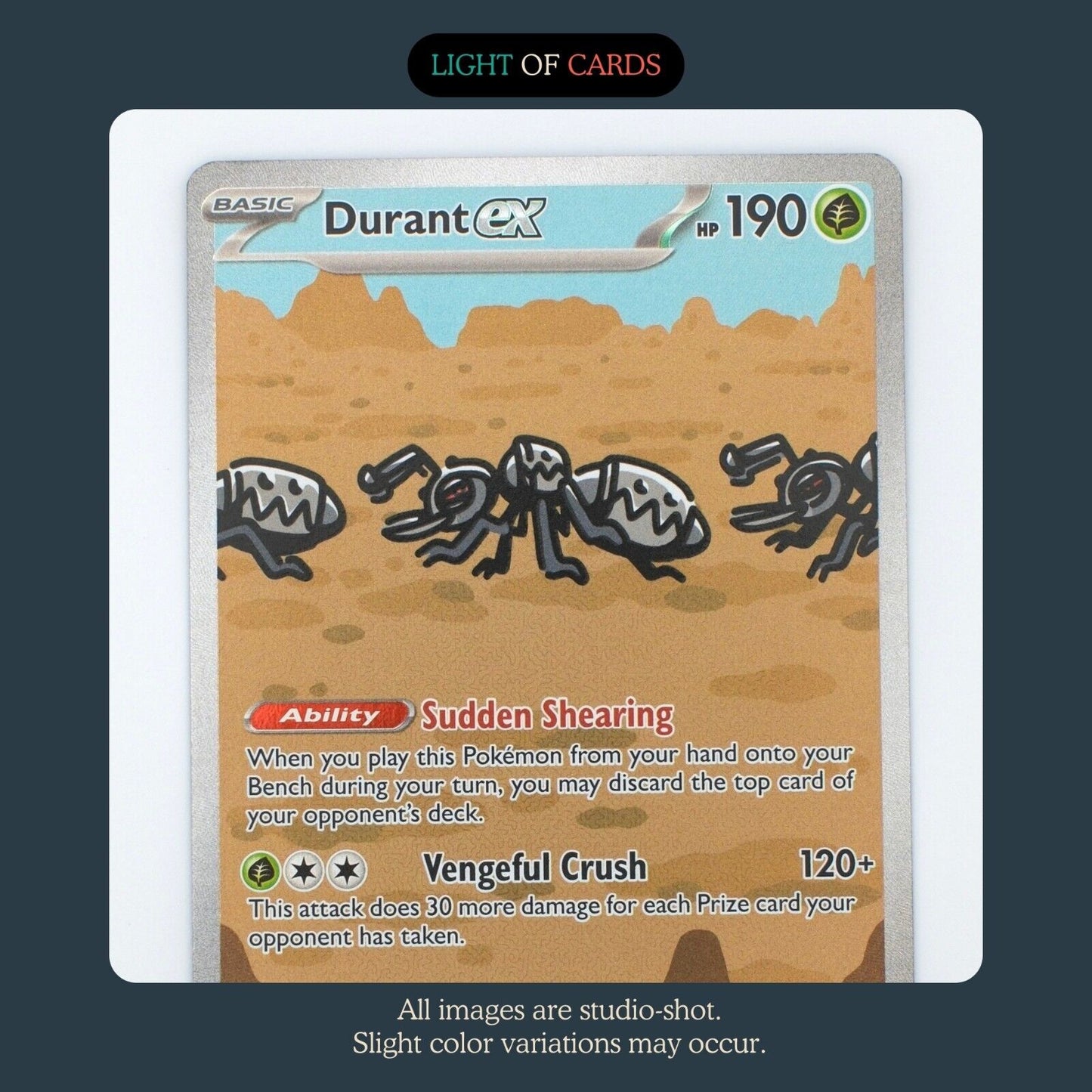 Pokémon TCG - Durant ex- 236/191 - Illustration Rare - Surging Sparks - Full Art