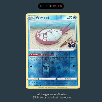 Pokémon TCG - Wimpod- 025/078 - Reverse Holo - Common - Pokemon Go