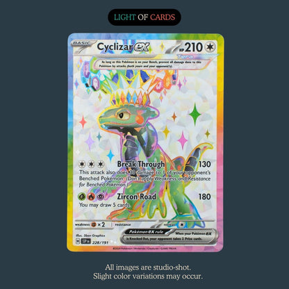 Pokémon TCG - Cyclizar ex - 228/191 - Ultra Rare - Surging Sparks - Full Art