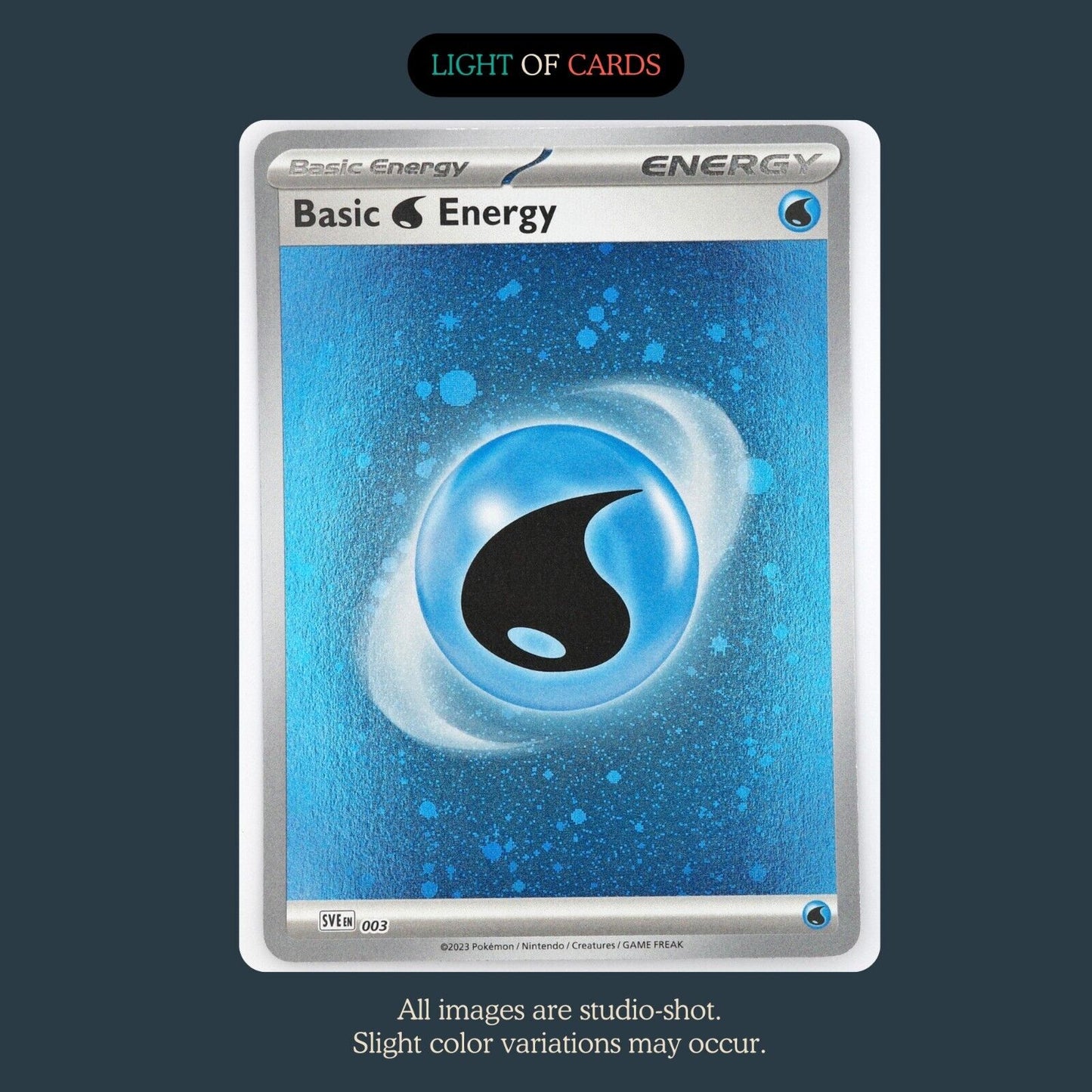 Pokémon TCG - Cosmos Holo - Basic Energy Card - Holo -  Fire - Water - Green