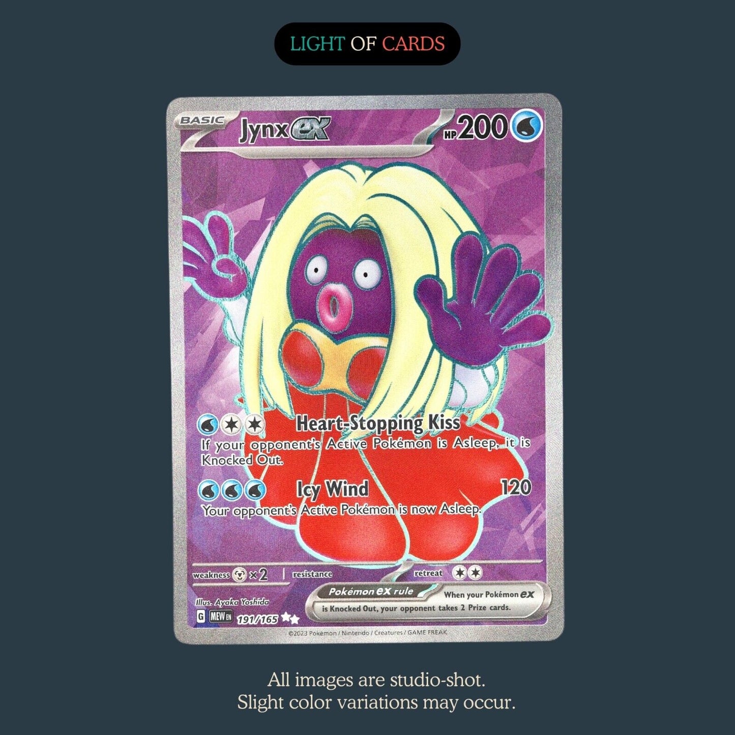 Pokémon TCG - Jynx ex - 191/165 - Ultra Rare - Holo - SV151 - Full Art