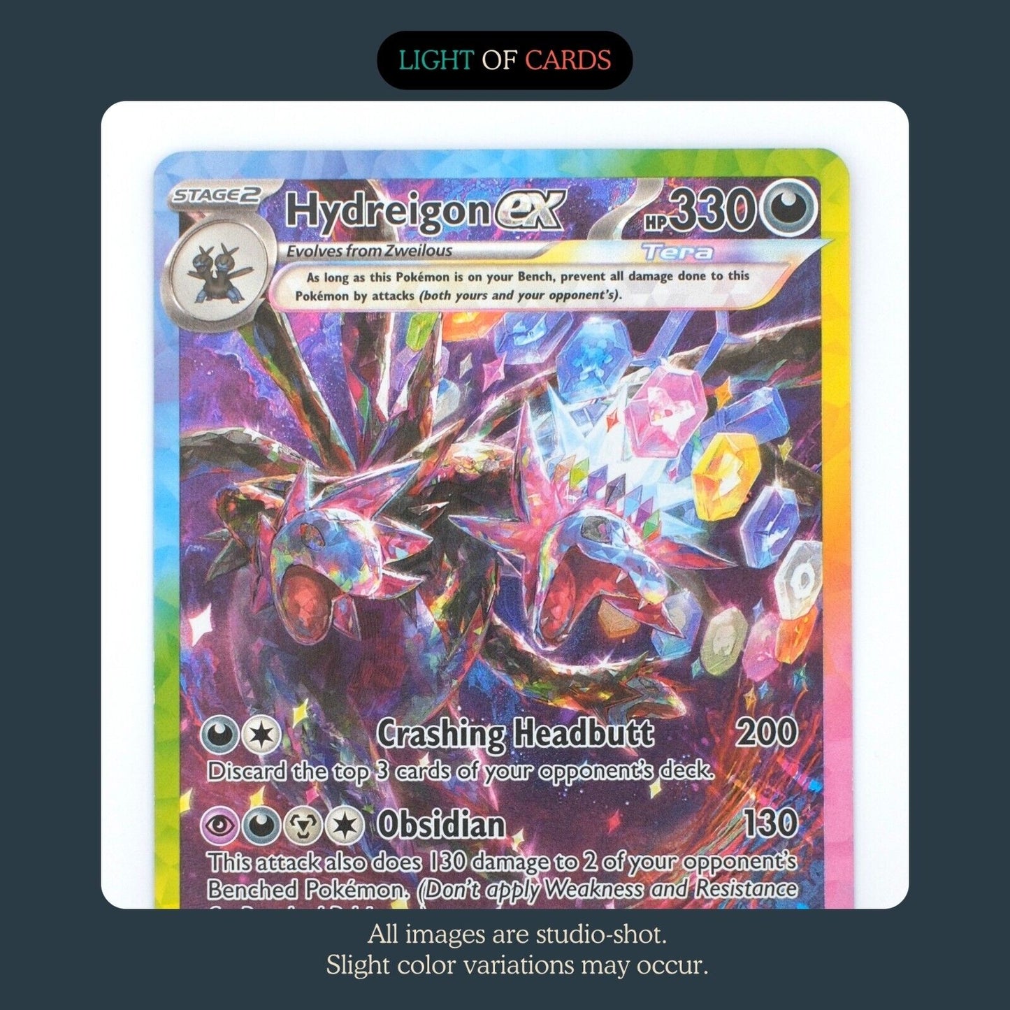 Pokémon TCG - Hydreigon ex- 240/191 - Special Illustration Rare - Surging Sparks