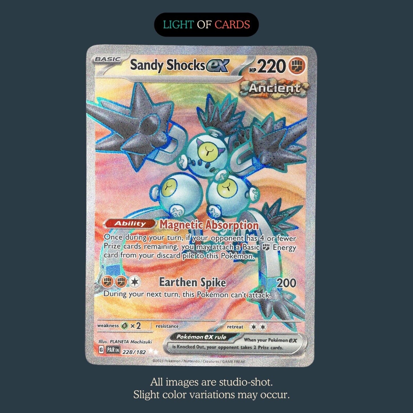 Pokémon TCG - Sandy Shocks ex - 228/182 - Ultra Rare - Paradox Rift