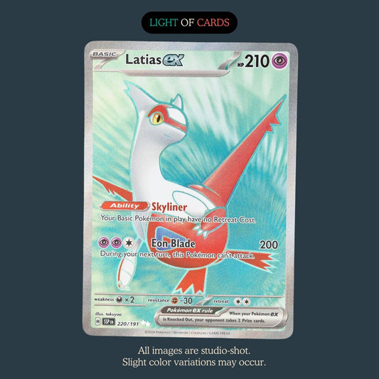 Pokémon TCG - Latias ex - 220/191 - Ultra Rare - Surging Sparks - Full Art -Holo