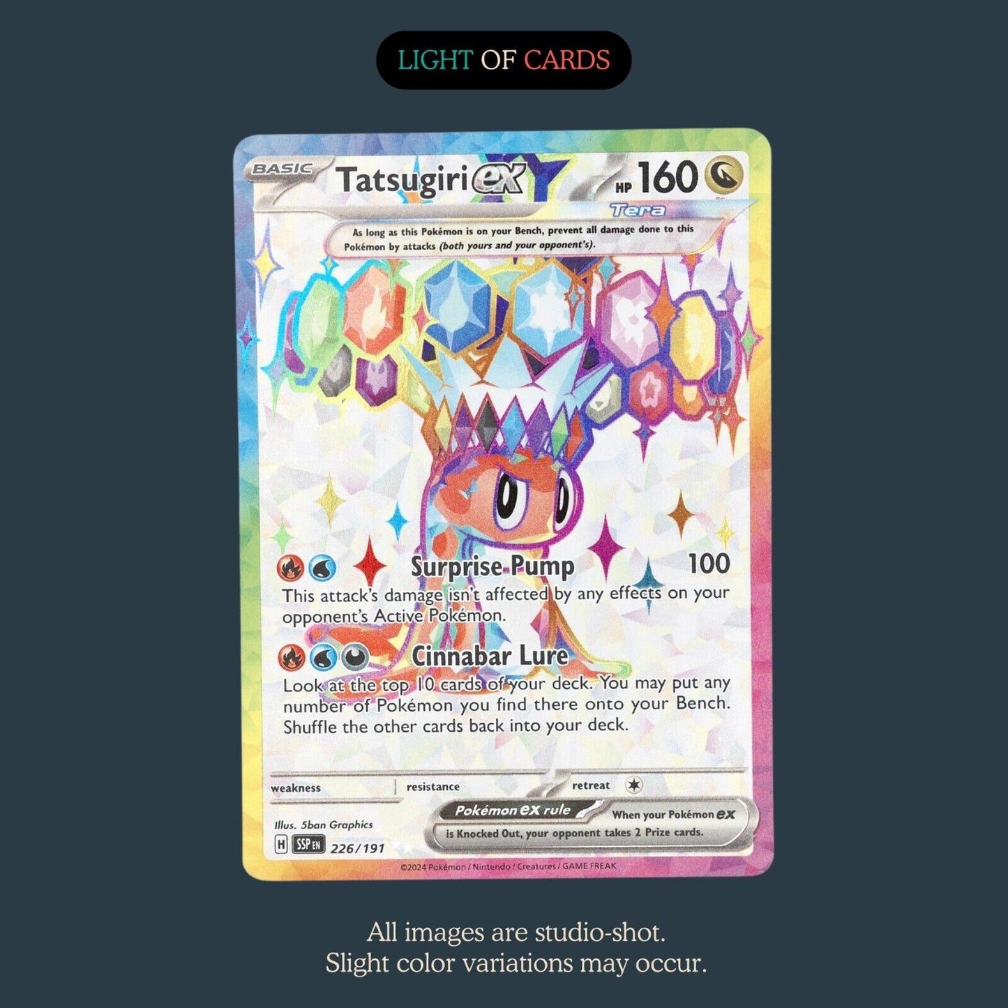 Pokémon TCG - Tatsugiri ex - 226/191 - Ultra Rare - Surging Sparks - Full Art