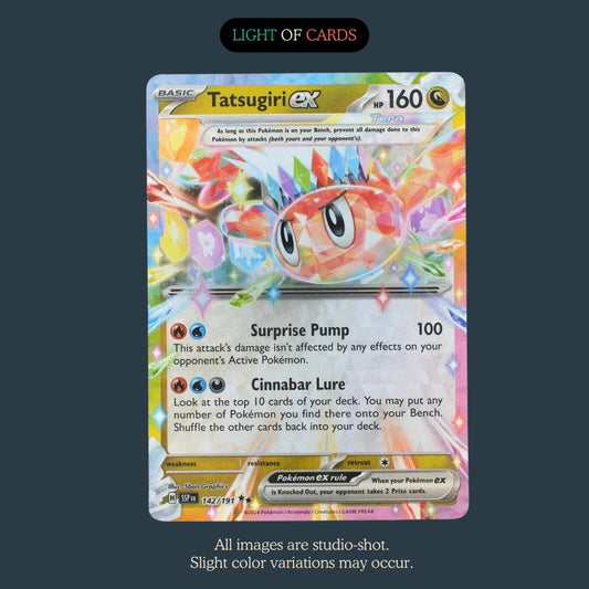 Pokémon TCG - Tatsugiri ex - 142/191 - Double Rare - Surging Sparks