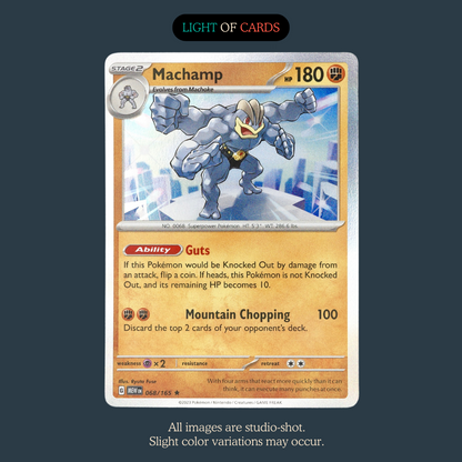 Pokémon TCG - Machamp - 068/165 - Rare - Holo -  SV151