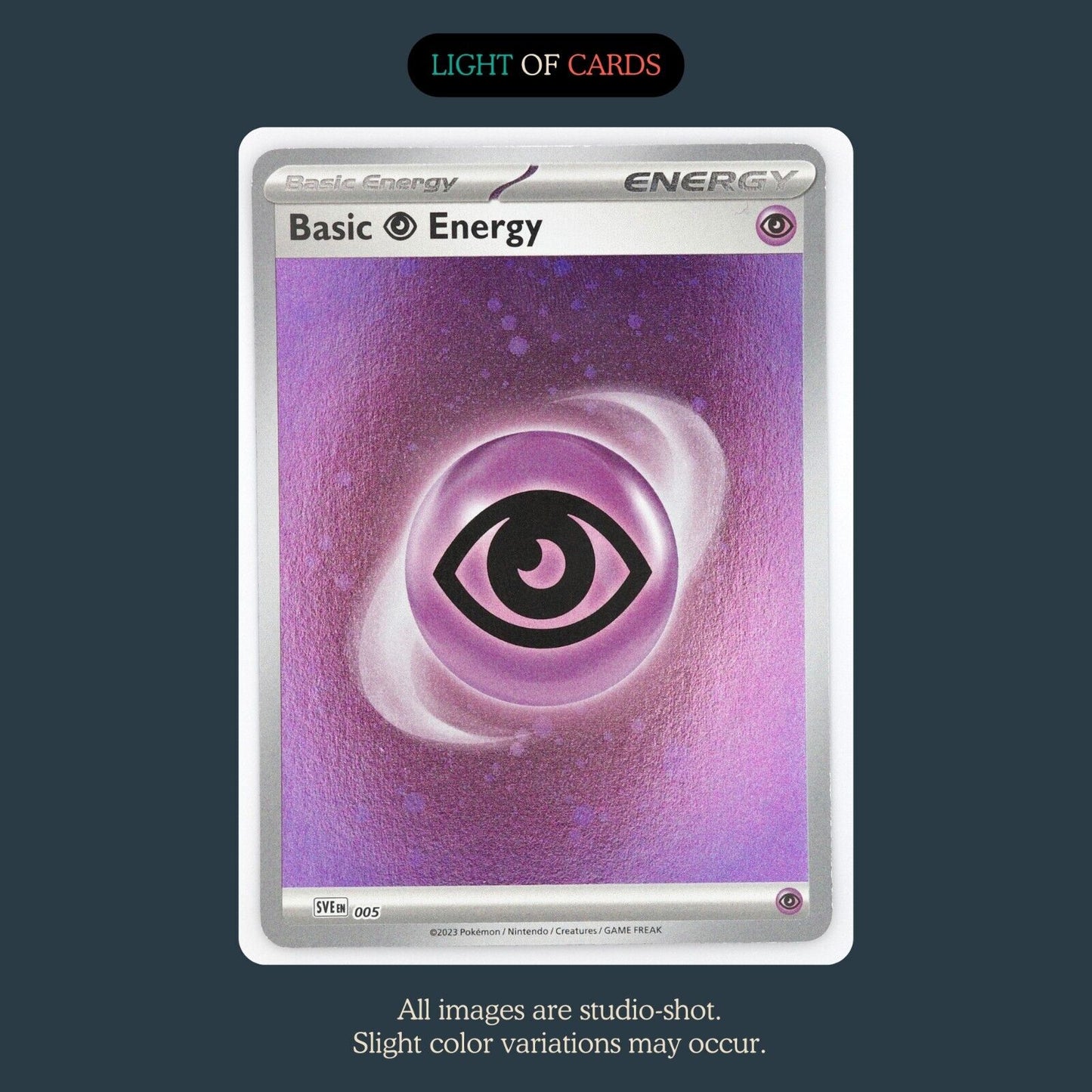 Pokémon TCG - Cosmos Holo - Basic Energy Card - Holo -  Fire - Water - Green