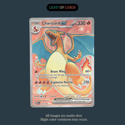 Pokémon TCG - Charizard ex - 183/165 - Ultra Rare - SV151 - Holo - Full Art