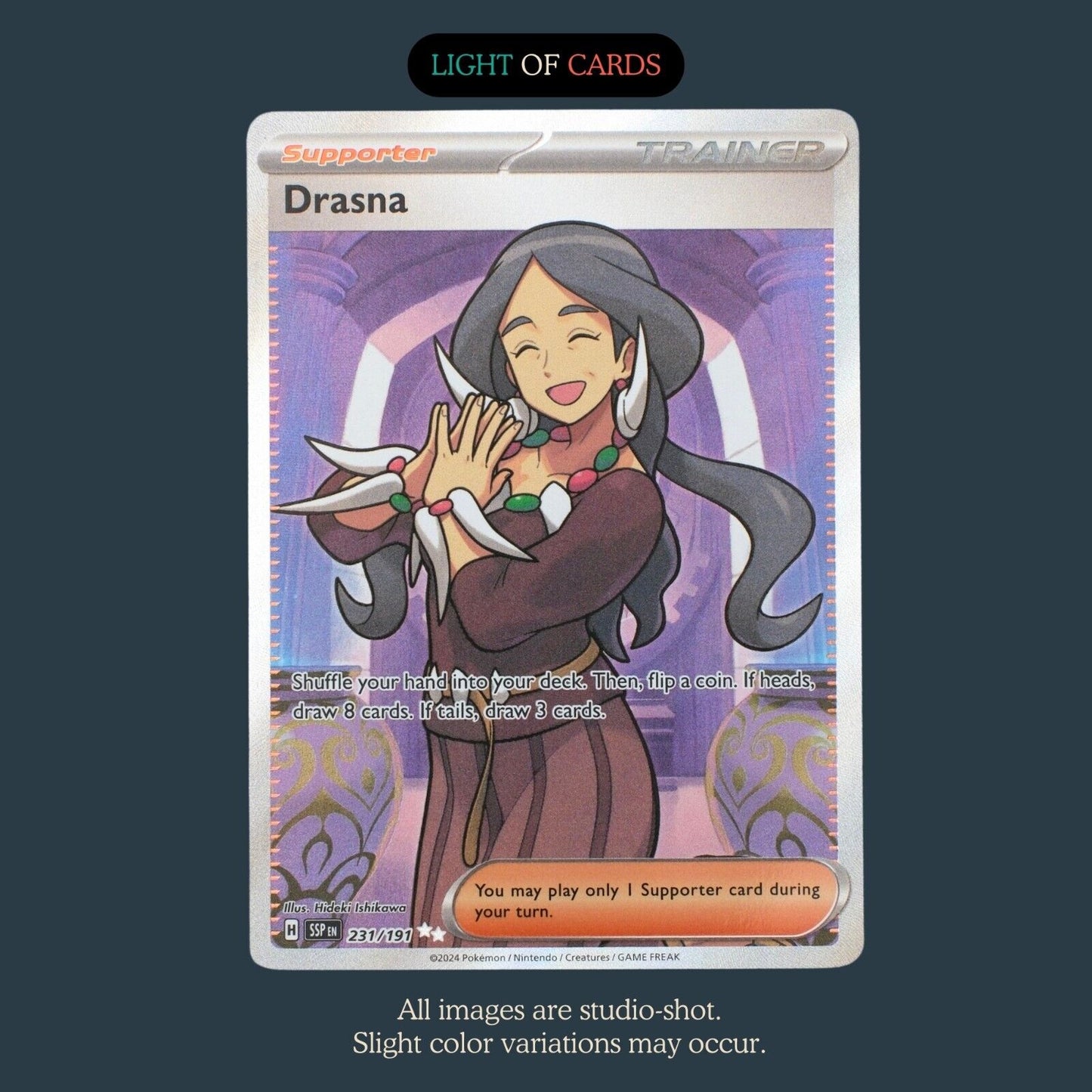 Pokémon TCG - Drasna - 231/191 - Ultra Rare - Surging Sparks - Full Art