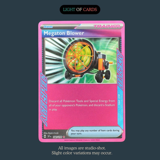 Pokémon TCG - Megaton Blower - 182/191 - ACE Rare - Surging Sparks