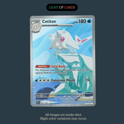 Pokémon TCG - Cetitan - 201/191 - Illustration Rare - Surging Sparks - Full Art