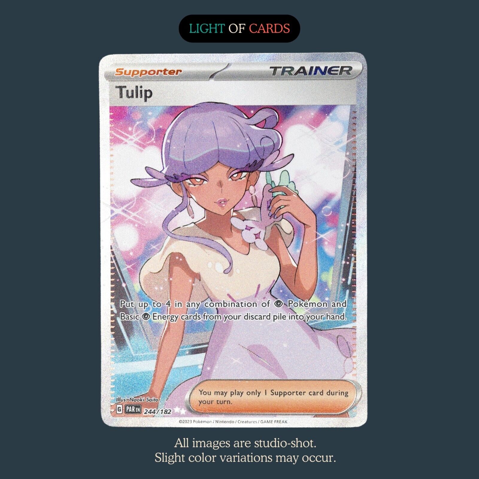 Pokémon TCG - Tulip - 244/182 - Ultra Rare - Paradox Rift