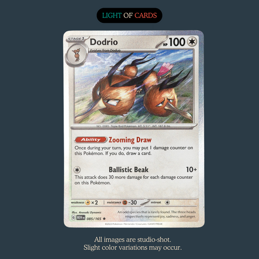 Pokémon TCG - Dodrio - 085/165 - Rare - Holo -  SV151