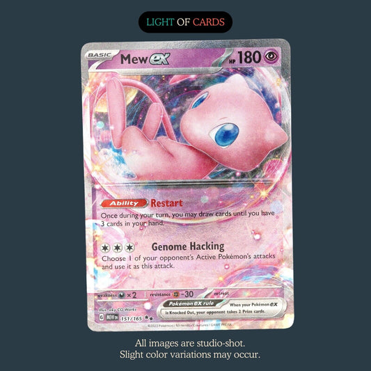 Pokémon TCG - Mew ex - 151/165 - Double Rare - Holo -  SV151